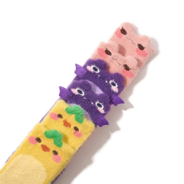 Tiny Protectors Fuzzy Sock 3-Pack (Mina, Taro, Cheese) Tiny Protectors | Official Store