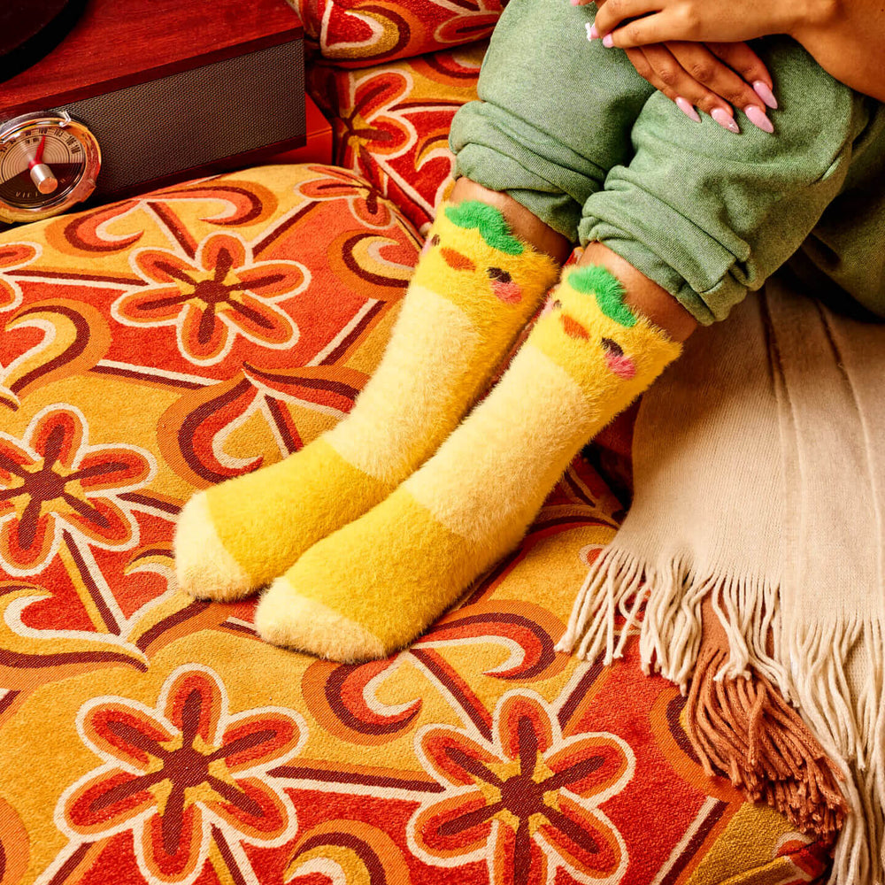 Cheese Fuzzy Socks Tiny Protectors | Official Store
