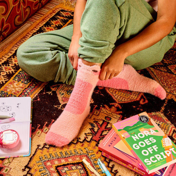 Tiny Protectors Fuzzy Sock 3-Pack (Mina, Taro, Cheese)