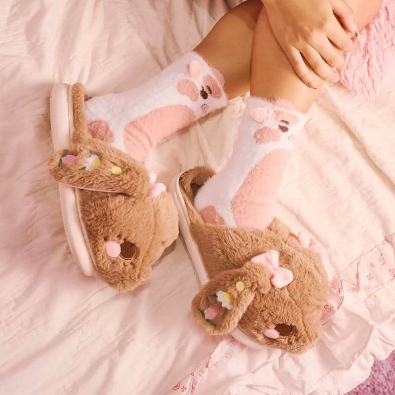 Maple Plush Slippers Tiny Protectors | Official Store